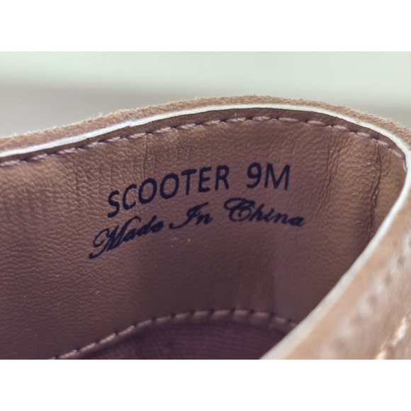 NYDJ Women's Brown Suede Leather‎ Scooter Chelsea Boots Square Toe Size 9 M NEW - Picture 13 of 13